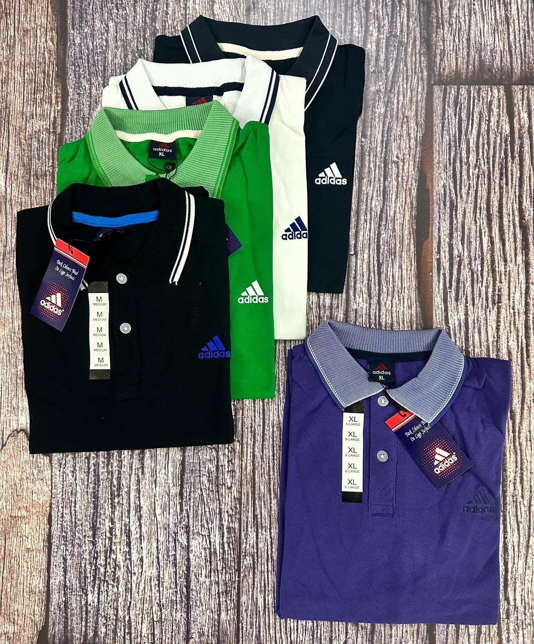 WhatsApp Image 2025-10-02 at 1.33.01 AM (2) M 3 Man's Polo T Shirt (Adidas), M-XL, 30 Pcs Blister - Image 1