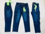 B 6 Boys Six Pocket Jeans Pant (Straight Pocket) 6-16 y  [18 Pcs]