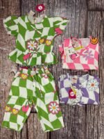 G 22 Girls Pop Corn Top Bottom Set Style-3 (2-8) Y [24 Pcs] - Image 2