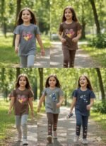 G 1 Girls T Shirt Pajama Set (3/4-13/14) Y [60 Pcs] - Image 9
