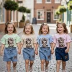 G 3 Girls Top Bottom Coffee Set (1-5) Y [20 Pcs]