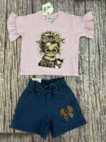 G 3 Girls Top Bottom Coffee Set (1-5) Y [20 Pcs] - Image 5