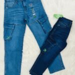 B 15 Boys Six Pocket Jeans Pant (Cross Pocket) 6-16 y  [18 Pcs]