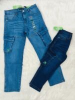 B 15 Boys Six Pocket Jeans Pant (Cross Pocket) 6-16 y  [18 Pcs]