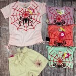 G 12 Girls Spider T Shirt Set (1-5) Y [40 Pcs]