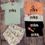 G 14 Girls Cotton Top Bottom Set (1-5)Y [50 pcs]