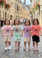 G 15 Girls Pop Corn Top Bottom Set Style-4 (1-5) Y [30 Pcs] - Image 5