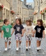 G 15 Girls Pop Corn Top Bottom Set Style-4 (1-5) Y [30 Pcs] - Image 4