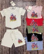 G 19 Girls Floral Top Bottom Set (1-5) Y [60 Pcs]