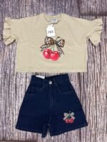 G 21 Girls Drop Shoulder Butterfly Top Bottom Set (1-5) Y [20 PCS] - Image 3