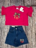 G 21 Girls Drop Shoulder Butterfly Top Bottom Set (1-5) Y [20 PCS] - Image 2