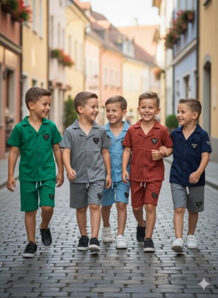 B 13 Boys Polo Shirt Set (PRADA) 2-8Y [20 pcs]