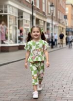 G 22 Girls Pop Corn Top Bottom Set Style-3 (2-8) Y [24 Pcs] - Image 3