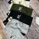 B 16 Boys Adult Twill Kizar Lycra Cargo Shorts (LA MARTINA) 8-16 Y [25 Set]