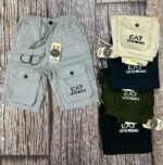 B 17 Boys Adult Twill Kizar Lycra Cargo Shorts (EA7) 8-16 Y [25 Set] - Image 4