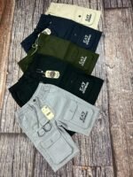 B 17 Boys Adult Twill Kizar Lycra Cargo Shorts (EA7) 8-16 Y [25 Set]