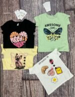 G 24 Girls T Shirt  Set (2-8) Y [20 Pcs] Style-2 - Image 3